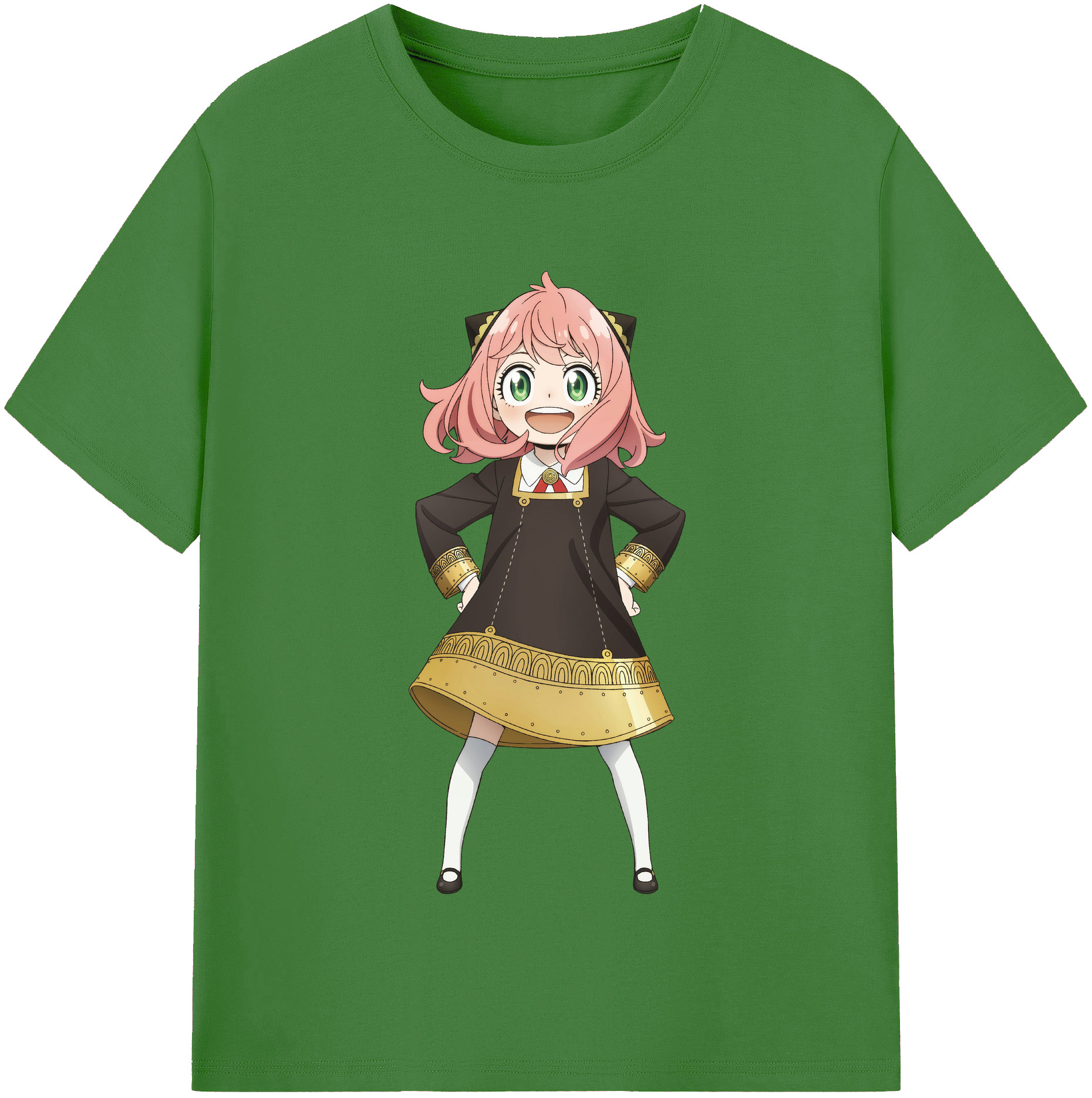 （画像用） SPY×FAMILY间谍家家酒 レディースカジュアルプリントTシャツ（綿100％）